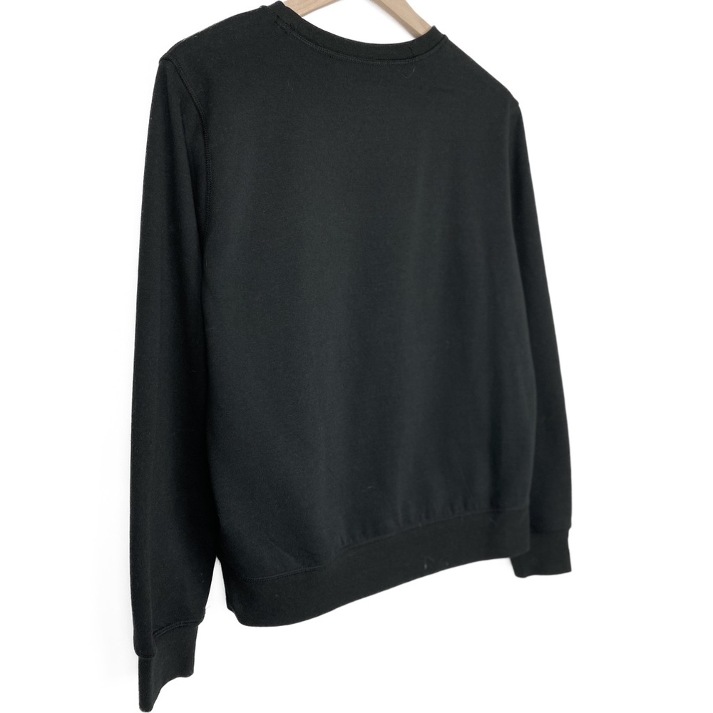 BCG Basic Fleece Pullover Crewneck Sweatshirt, Black - Size M - Picture 4 of 6